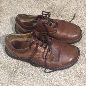 BORN Brown Leather Oxford Shoes size 7